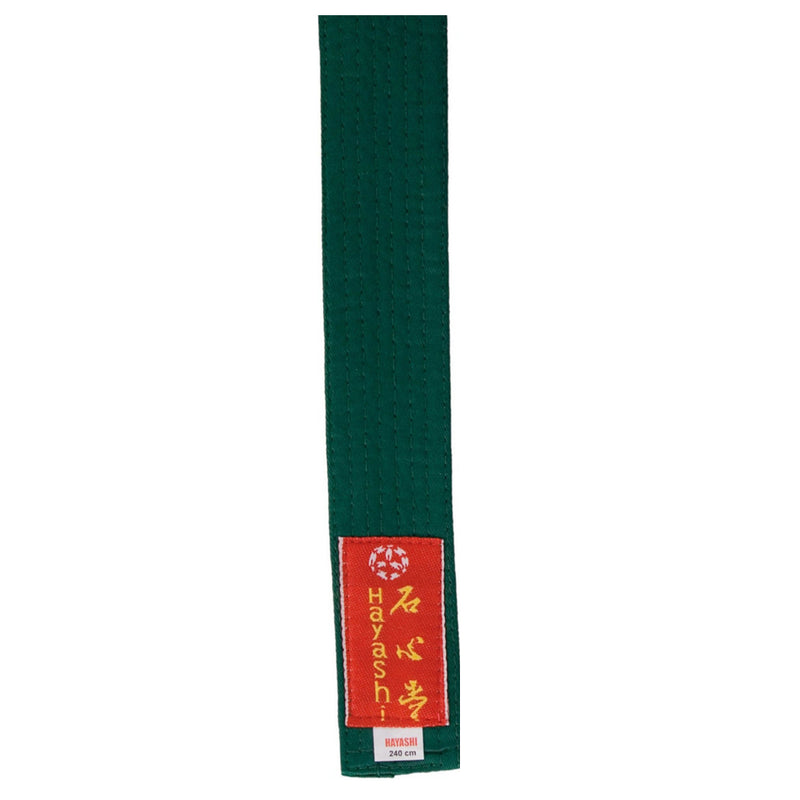 Martial Arts HAYASHI belt plain - green, 050