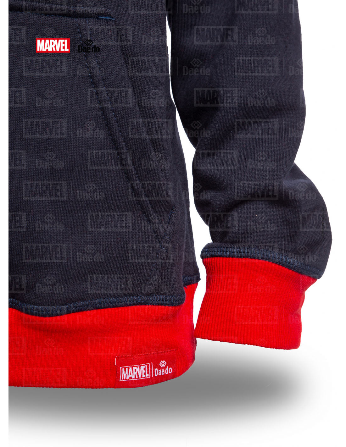 Sweat à capuche Daedo Captain America - noir, MARV50322
