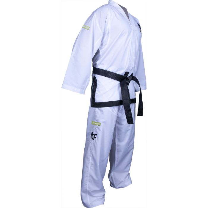 Uniforme de maître TOP TEN Taekwon-Do ITF "Vert", blanc, 16774