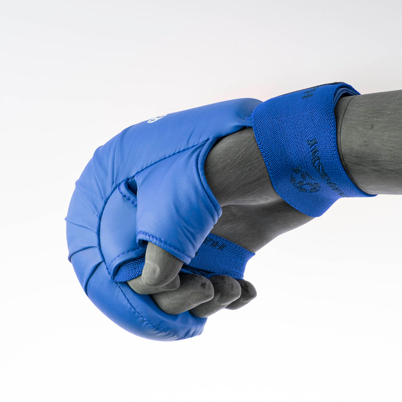 Hayashi Karate fist protector TSUKI with thumb (WKF approved) - blue, 238