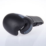Fighter Boxing Gloves Sparring - black/gray, FBG-002-BG