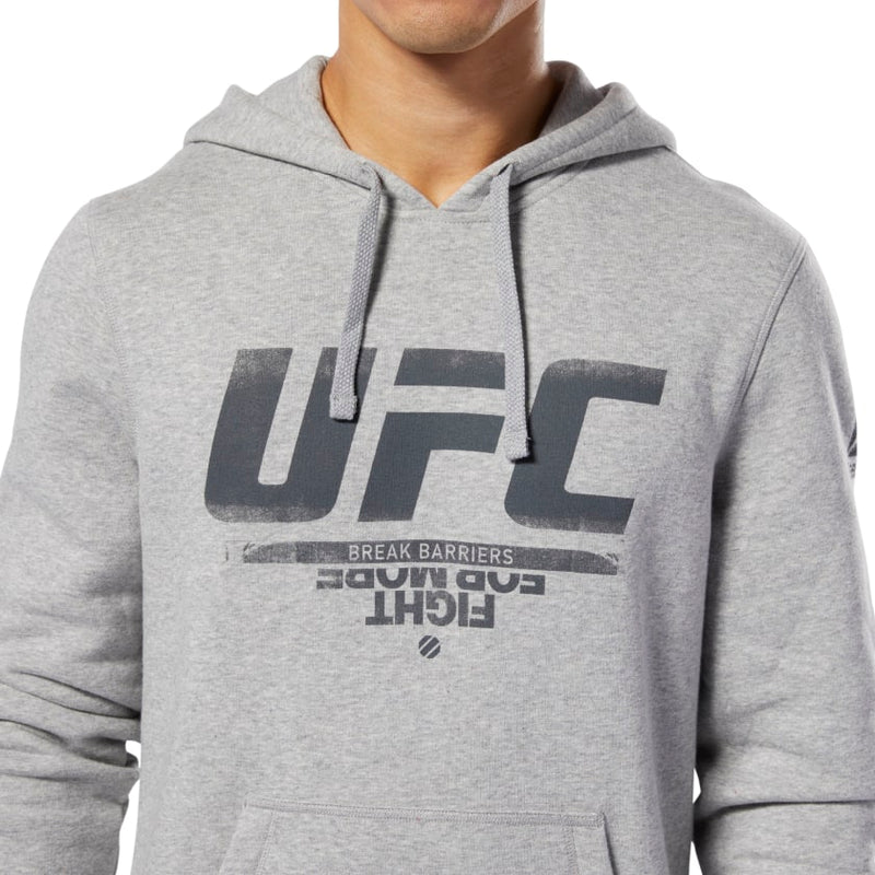 Reebok UFC Fan hood - grey, DU4577