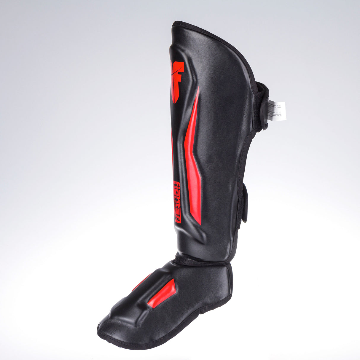 Fighter Shinguards Thai Ergo - Schwarz/Rot, FSG -004BR
