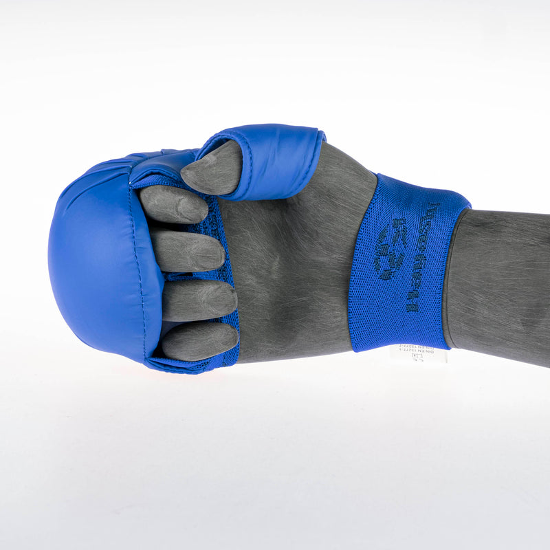 Hayashi Karate fist protector TSUKI with thumb (WKF approved) - blue, 238