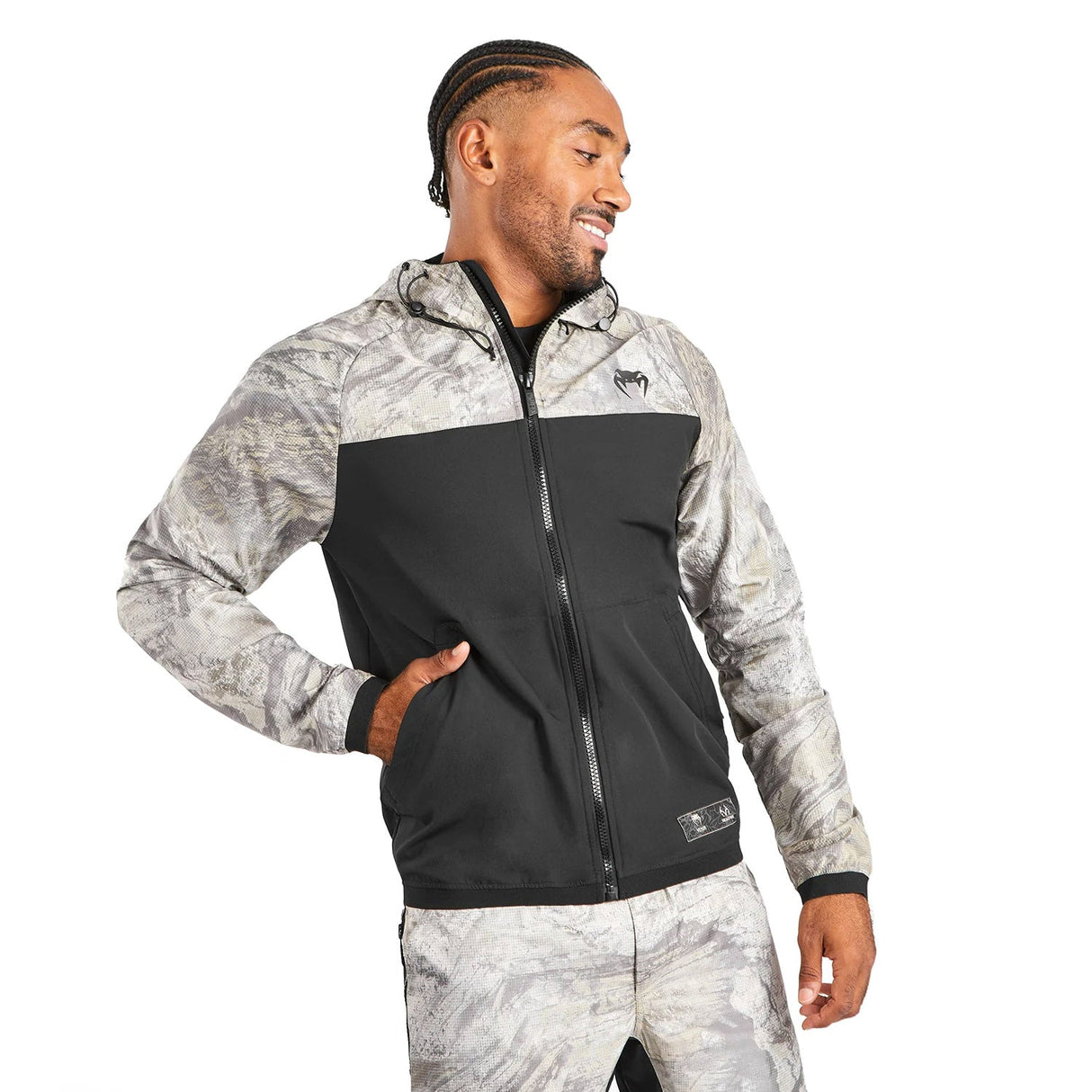 Venum Laser XT Realtree Hoodie - Black/Beige
