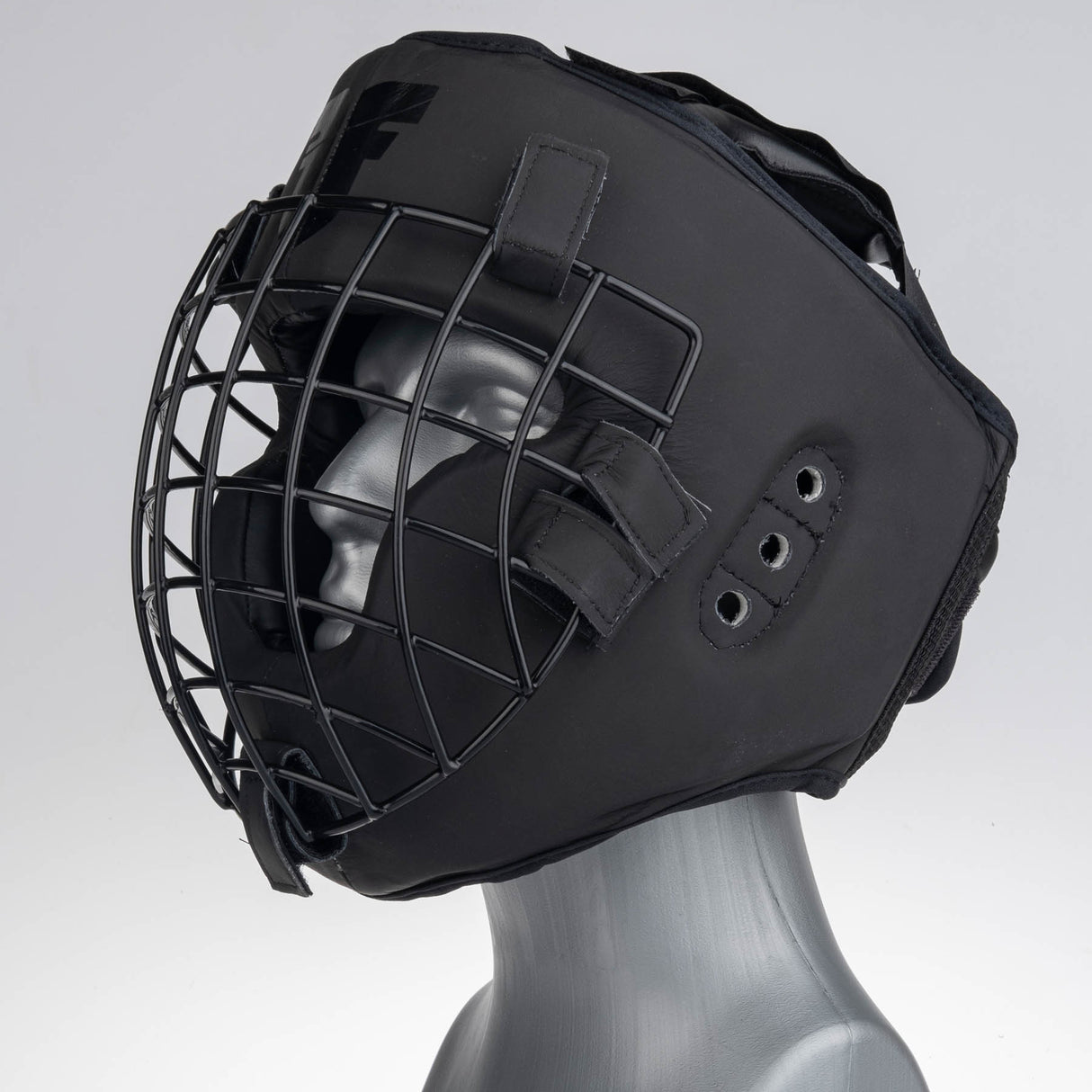 Fighter Shock Head Guard - matt black, JE999-BLK