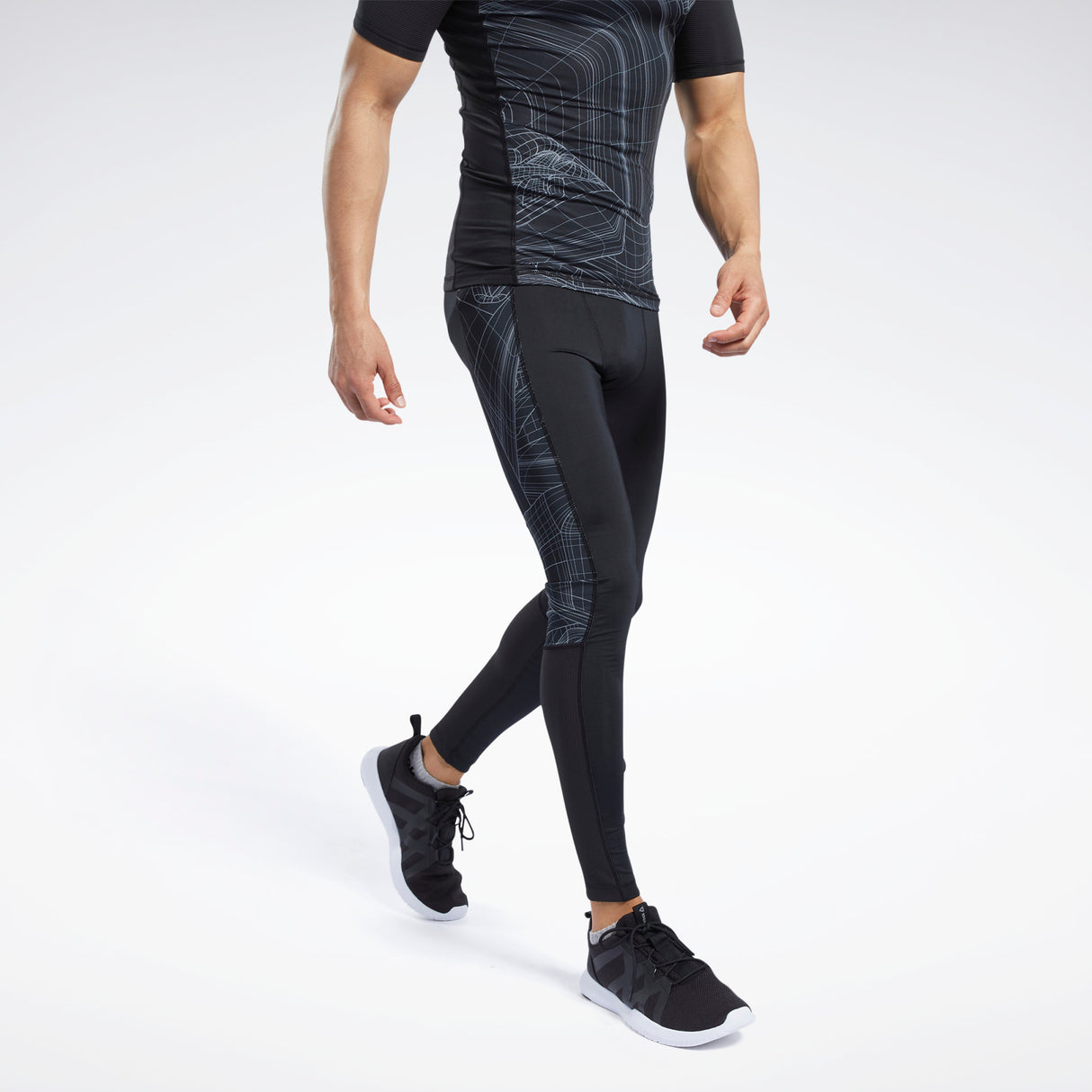 Collants imprimés de compression Reebok, FS8583
