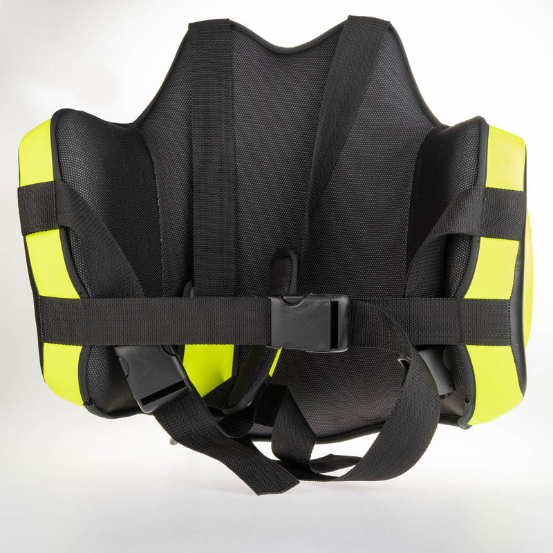 Fighter Belly Pad Target - black/neon yellow, FBP-02