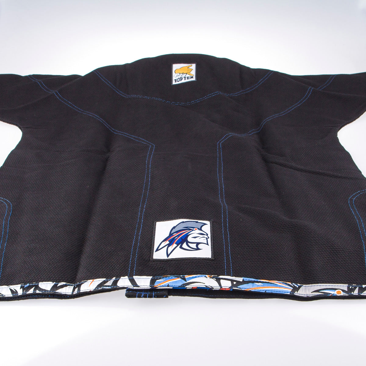 Top Ten Brasileño Jiu Jitsu Uniforme Mohicans - Negro, 15123-9