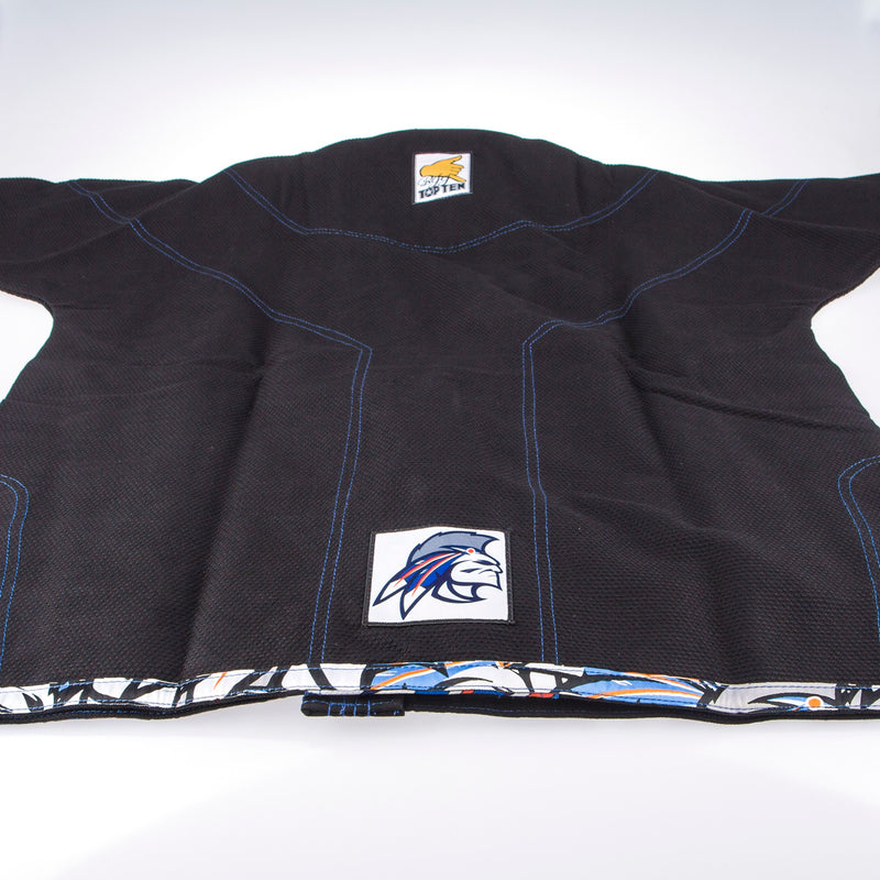 Top Ten Brazilian Jiu Jitsu Uniform Mohicans - Black, 15123-9