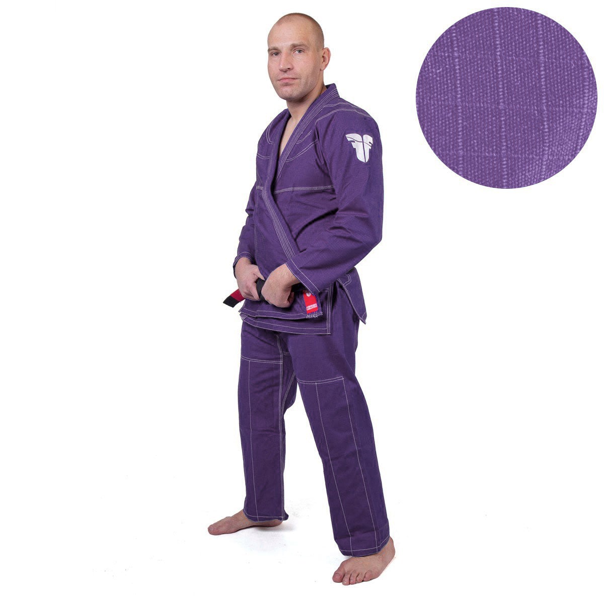 Fighter BJJ Ripstop Gi Rip Stop Kids - Purple, BJJBW -10