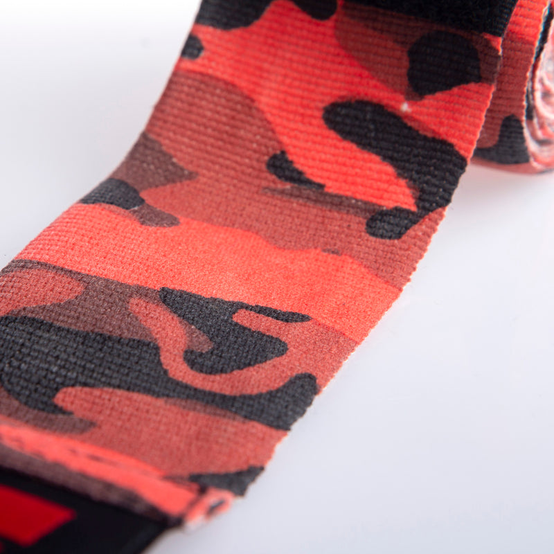 Fighter Handwraps - red camo, FHW-001RC