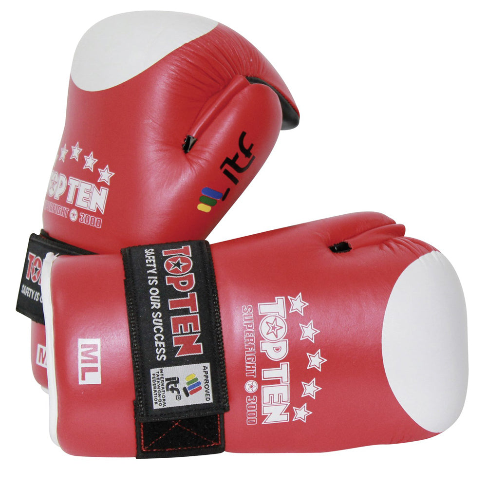 Offene Handschuhe TOP TEN ITF Superfight 3000 - rot, 2053-4