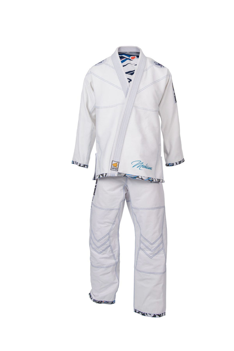 Top Ten Brazilian Jiu Jitsu Uniform Mohicans - white, 15123-1