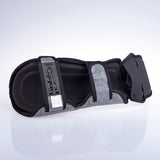 Fighter Shinguards Thai Ergo - gray/red/black, FSG-004BGR