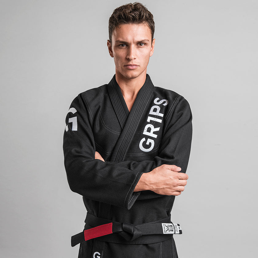 GR1PS BJJ Uniforme Primero Competencia - Negro, G10118 -Blk