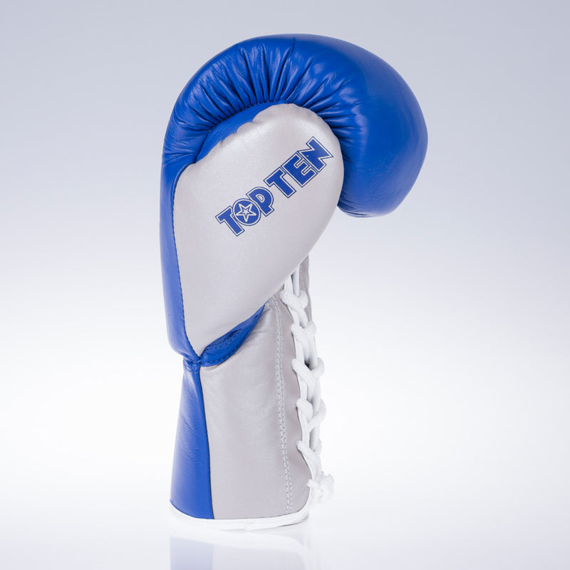 Top Ten Pro Boxing Gloves - blue/silver, 20182-6110