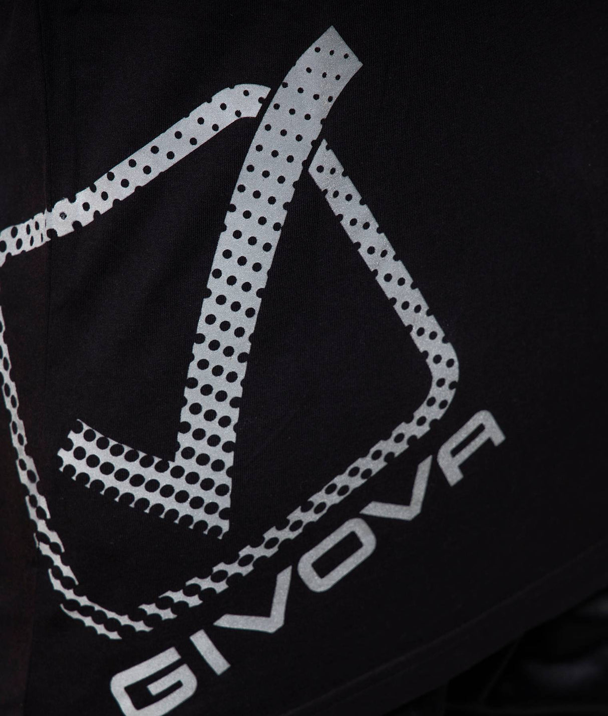 Camiseta reflectante de Givova - Black MA029blk