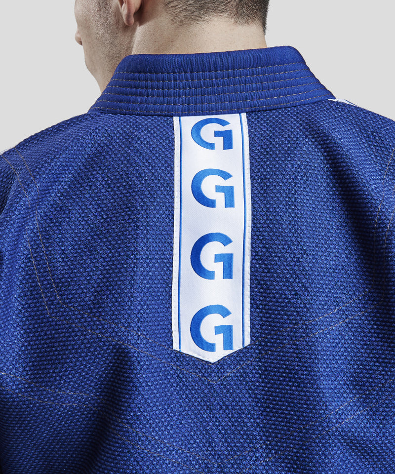 Grips Classic Logo BJJ Kimono - blue/white, G10124-BLUWHT