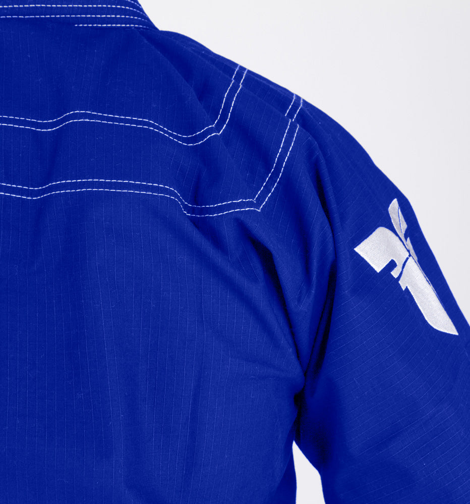 Fighter BJJ Ripstop Gi Rip Stop Kids - Azul, BJJBlu -04