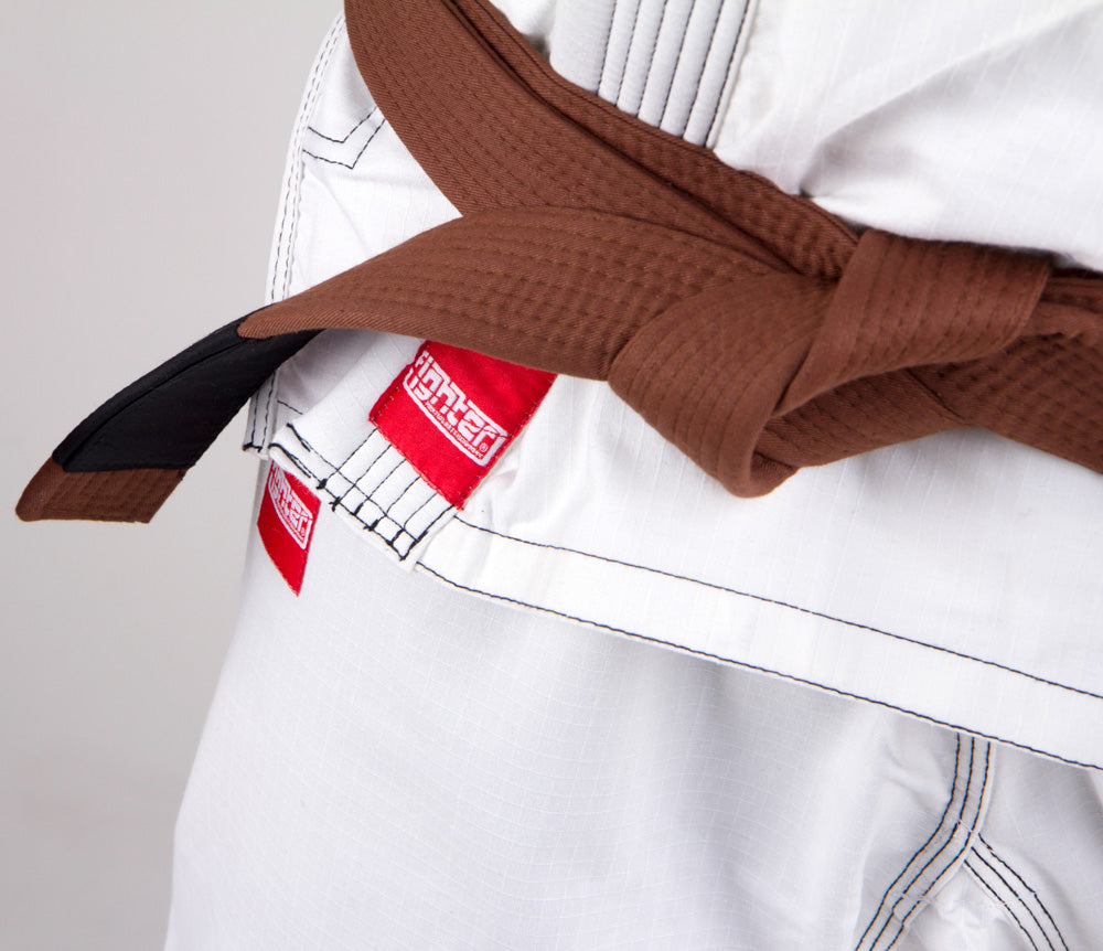 Fighter BJJ Ripstop Gi Rip Stop Kids - White, BJJBW -05