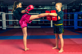 Fighter KIDS Kick Pad - PAAR - rot/schwarz, FKLT0003