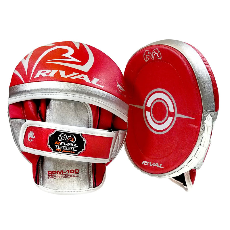 Rival Professional Mitts - red/silver, RPM100-RDSLV
