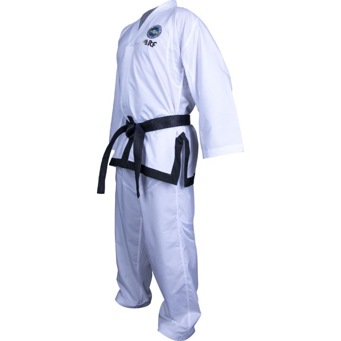 Uniforme de maître TOP TEN Taekwon-Do ITF "Vert", blanc, 16774