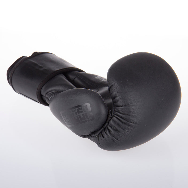 Fighter Boxing Gloves SPLIT - matt black, FBG-001B