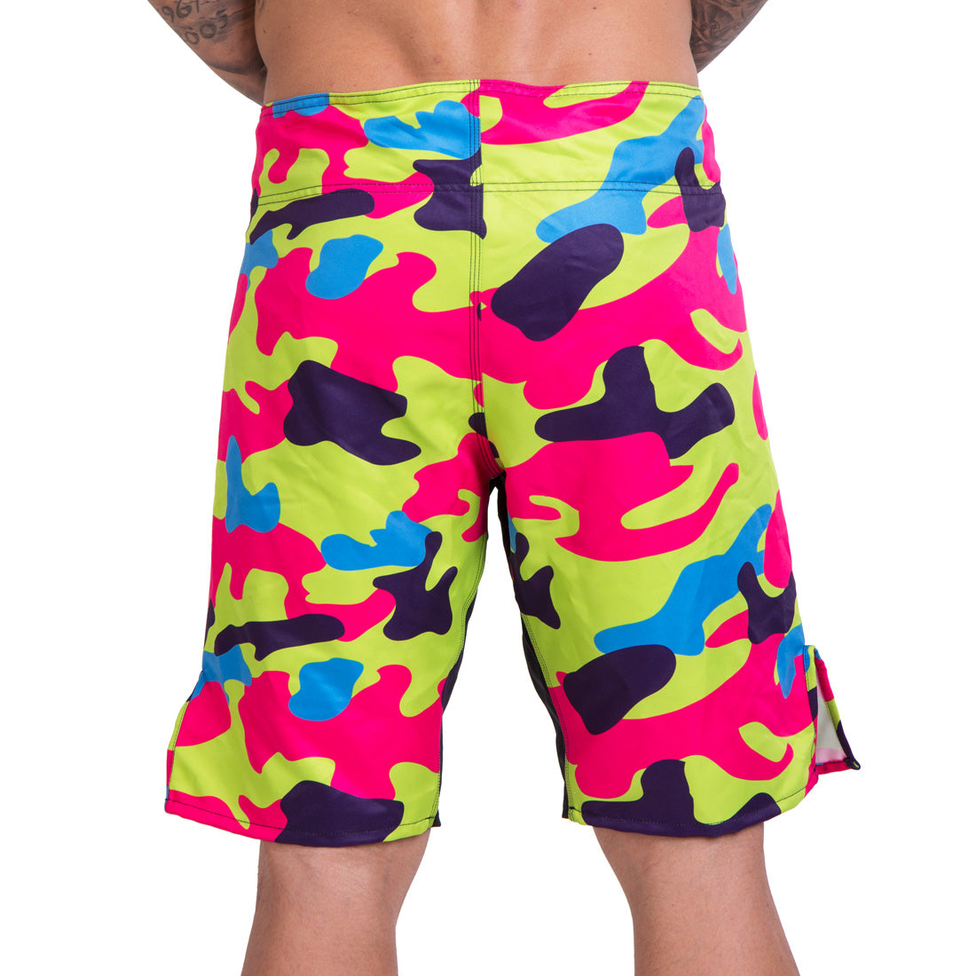 Fighter MMA Shorts - camo color mix, FSHM-07