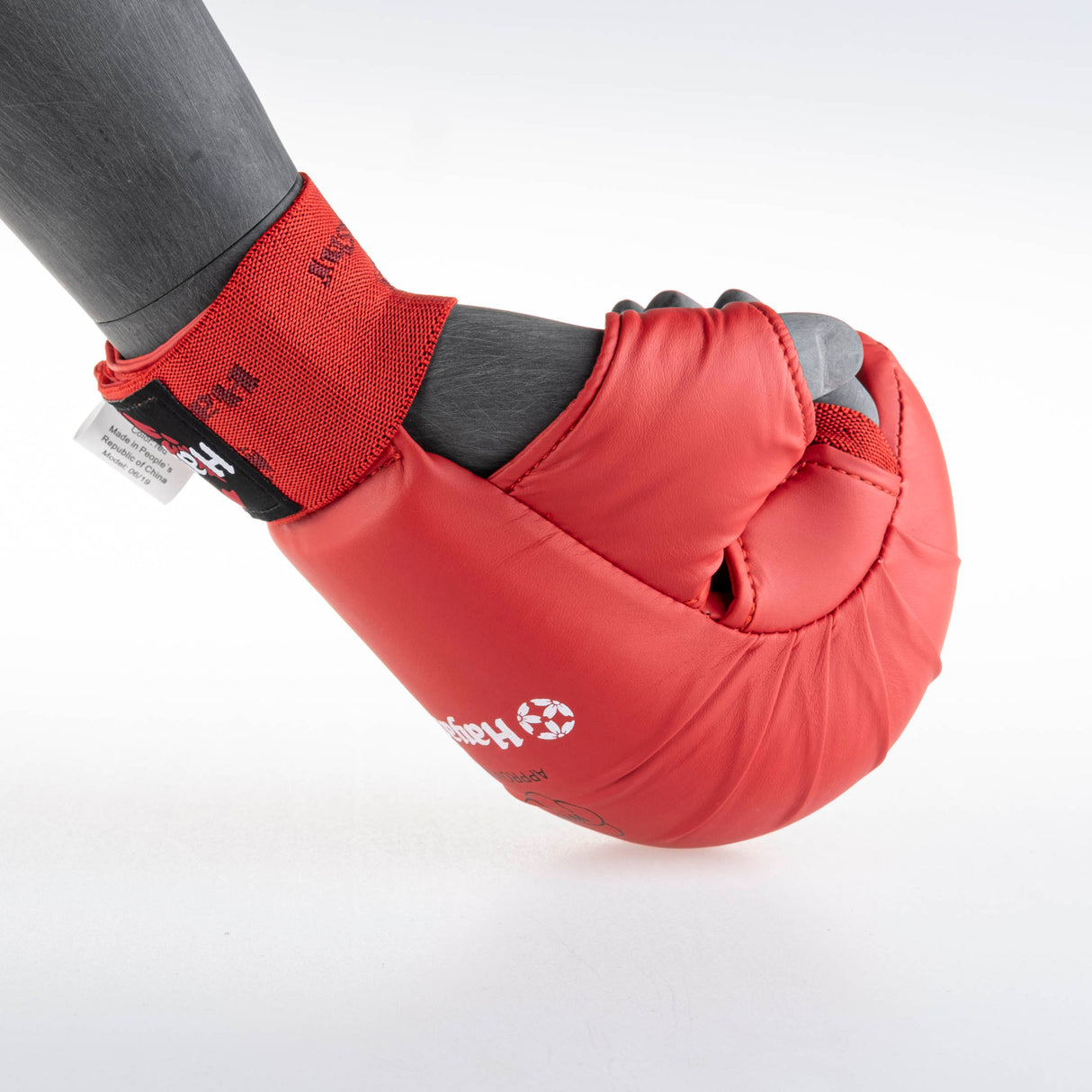 Hayashi Karate fist protector TSUKI with thumb (WKF approved) - red, 238