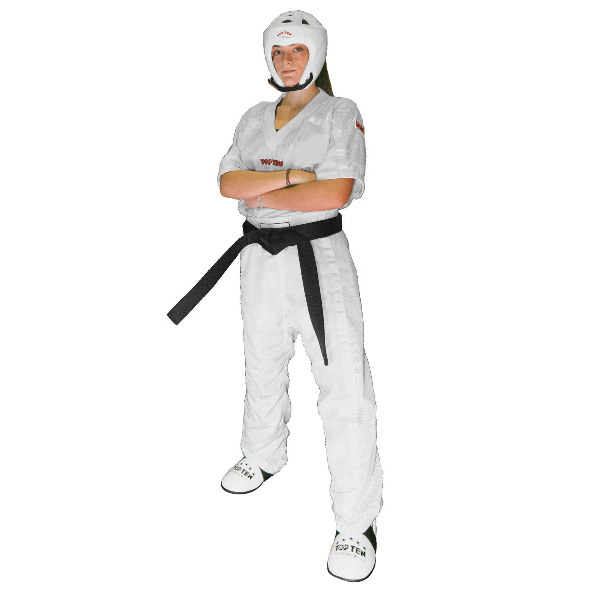 Fight Uniforme Top Ten Mesh - White, 1625-11