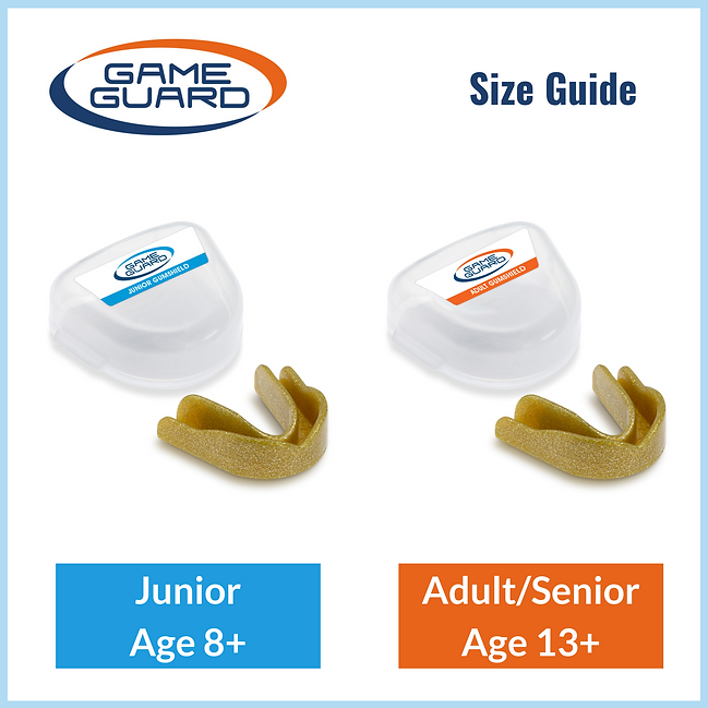 Youth Game Guard Gumshields Sparkle - gold