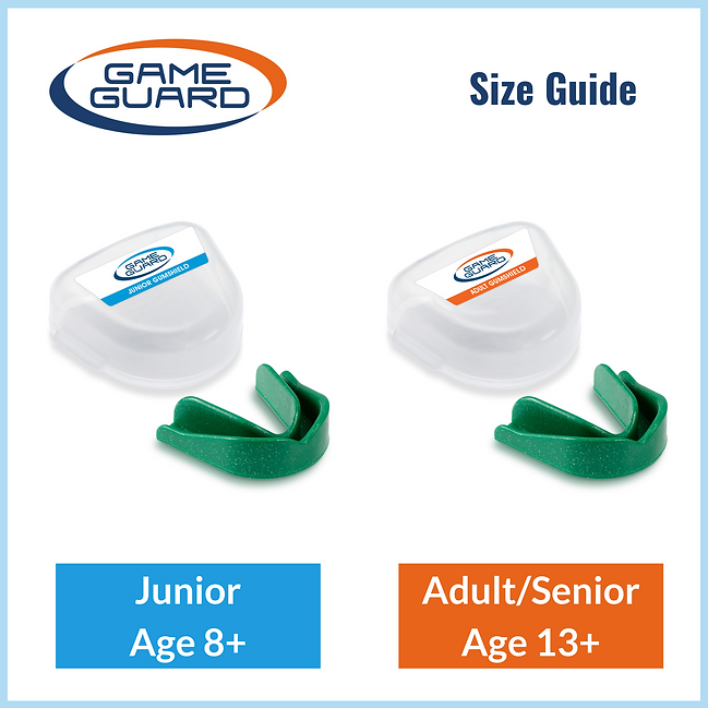 Youth Game Guard Gumshields Sparkle - green