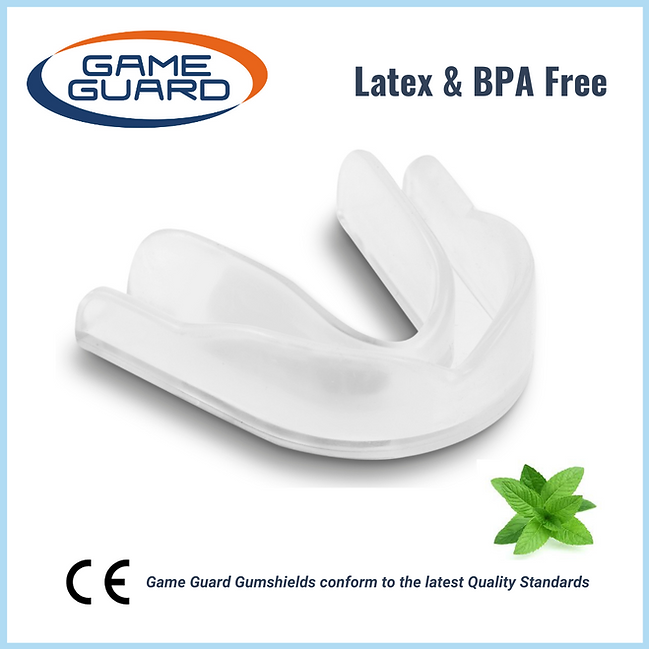 Youth Game Guard Gumshields mint - clear