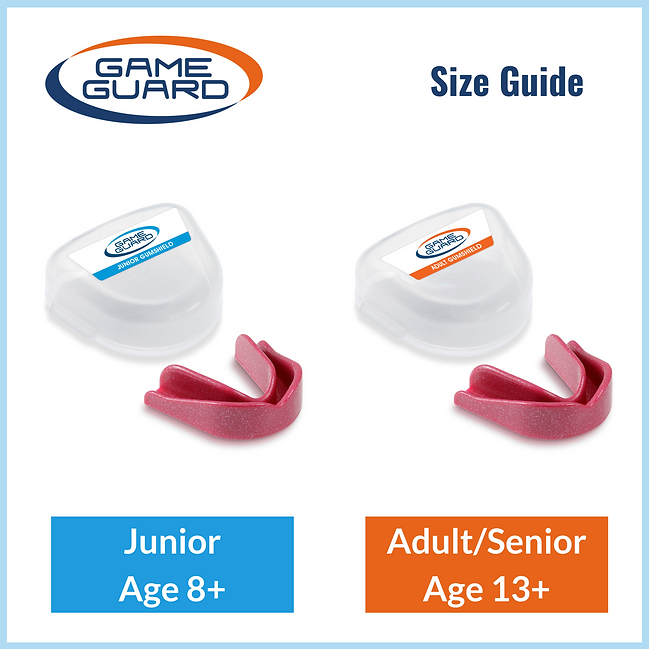 Youth Game Guard Zahnschutz Sparkle - rosa
