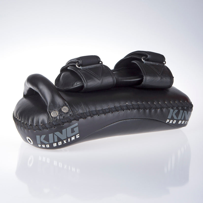 King Pro Boxing Kick/Thai  Pad - Black/Grey, KPB/KP-BLK/GREY