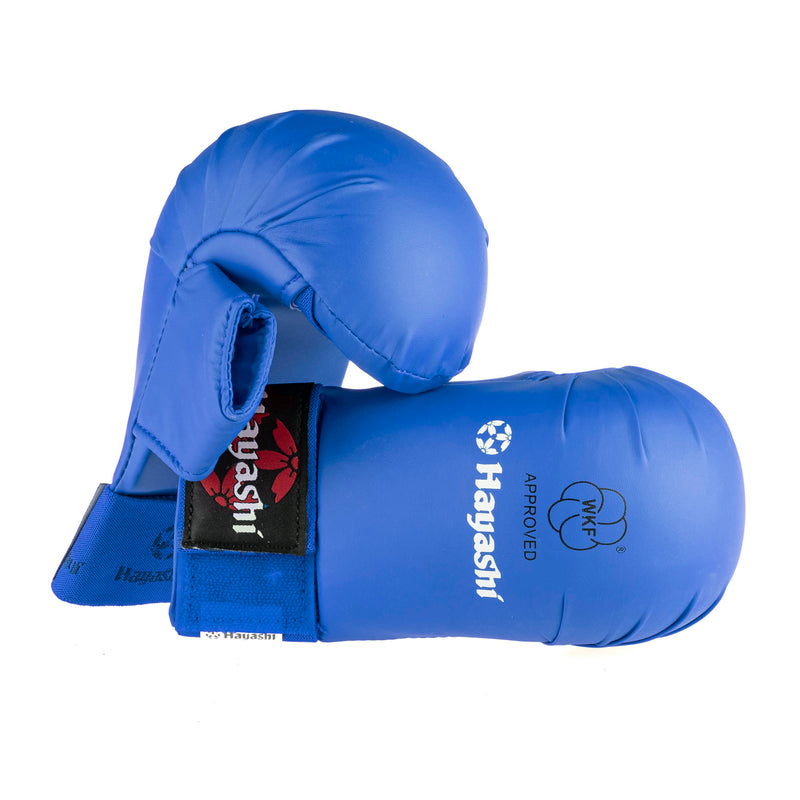 Hayashi Karate fist protector TSUKI with thumb (WKF approved) - blue, 238