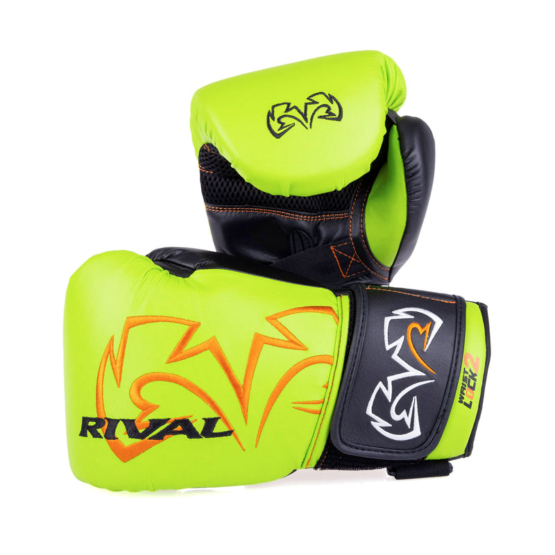 Rival Evolution Boxing Gloves - Neon. green, RS11V-LM
