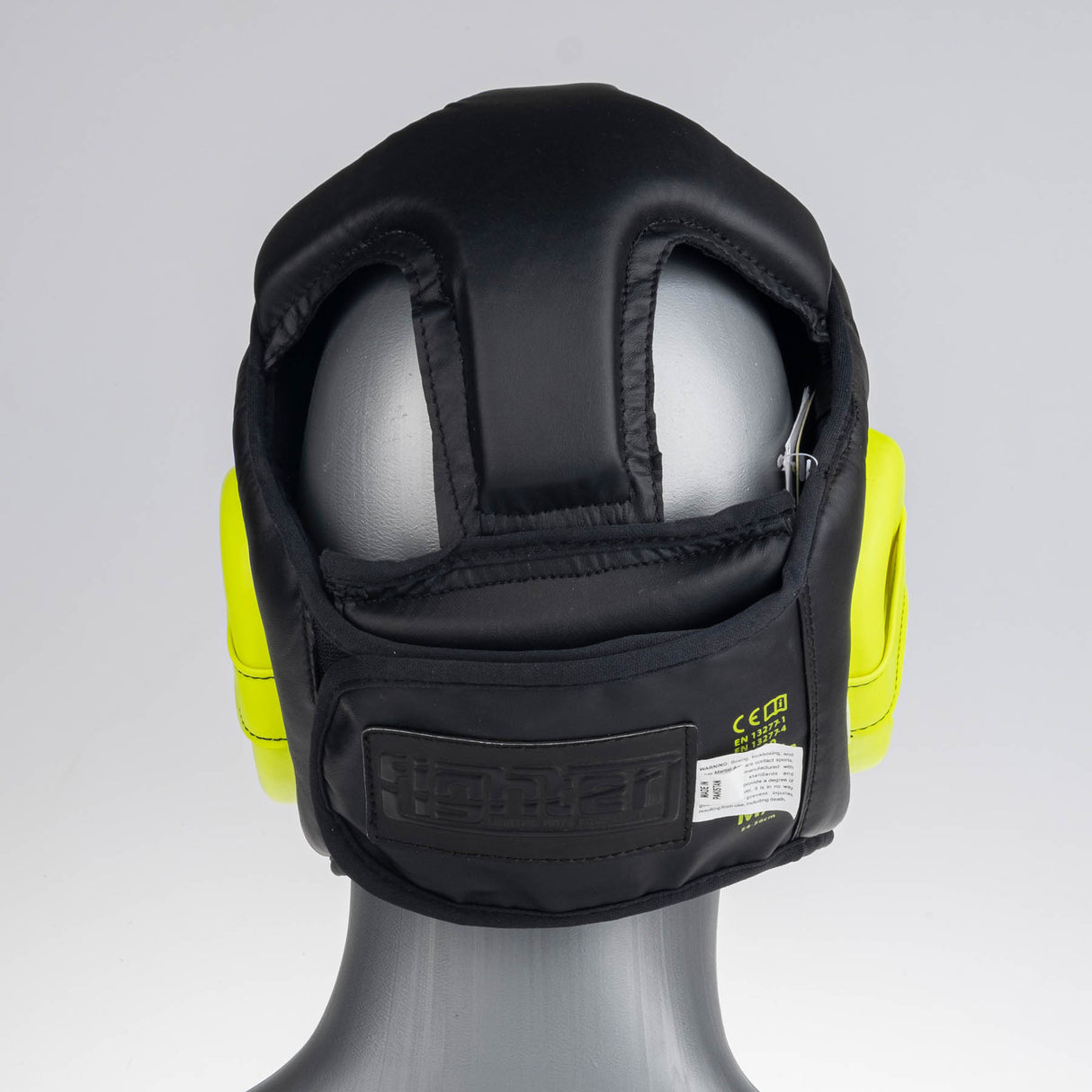 Fighter Headguard Sparring - Schwarz/Neongelb, JE1421Pubny