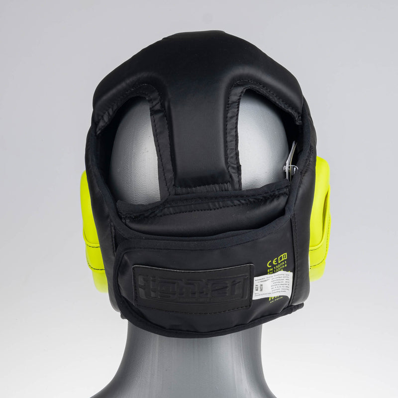 Fighter Headguard Sparring - black/neon yellow, JE1421PUBNY