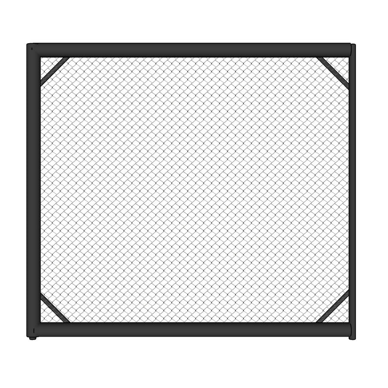 MMA Cage Panel With Left Side Padding, CP-L