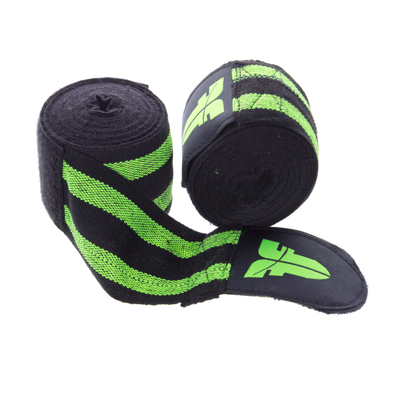 Fighter Handwraps - black/green, BAND F GREEN