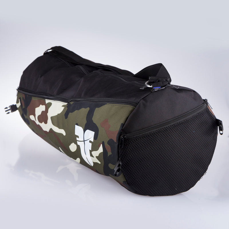Fighter Roll Gym Bag - black/camo, FSB-06