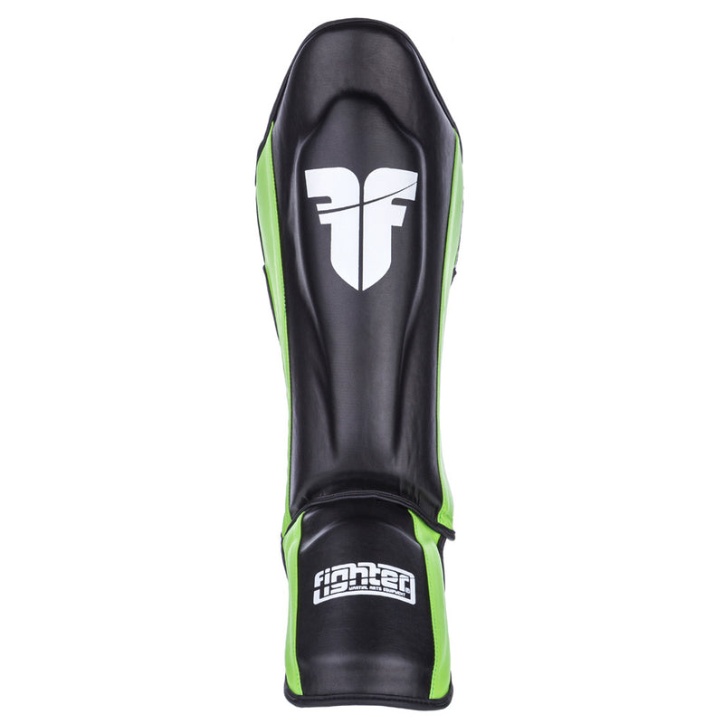 Fighter Shinguards Thai - black/green, JE1573FFG