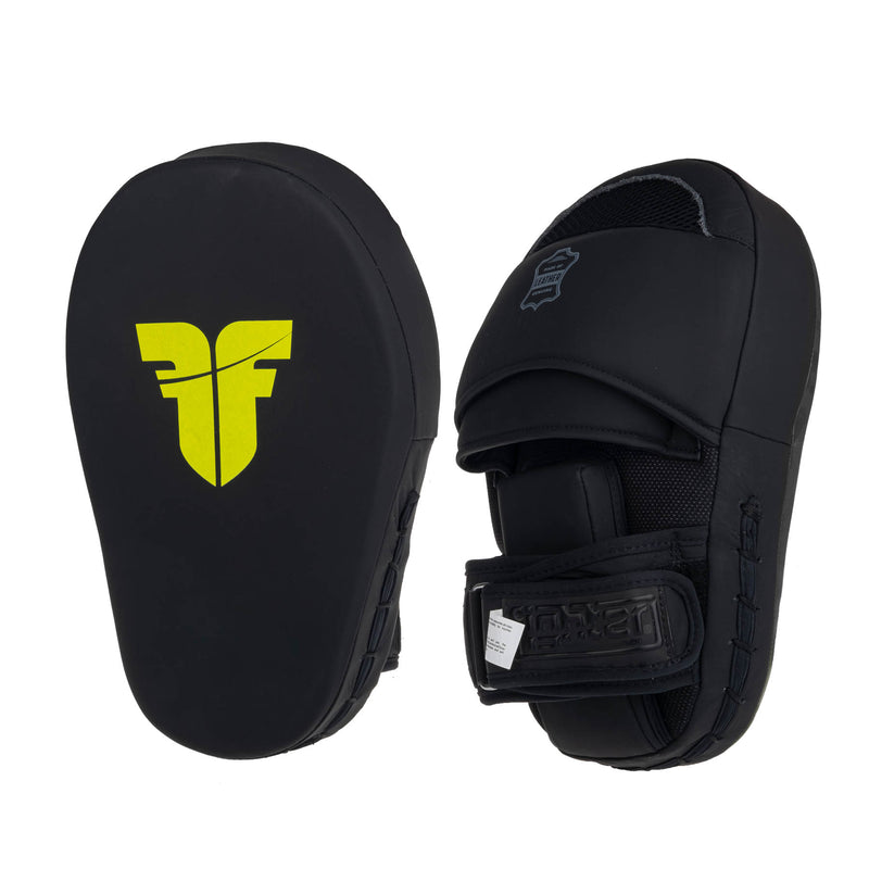Fighter Focus Mitts - black/neon yellow, FFMS-002BNY