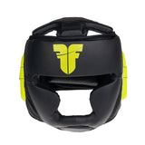 Fighter Headguard Sparring - Schwarz/Neongelb, JE1421Pubny