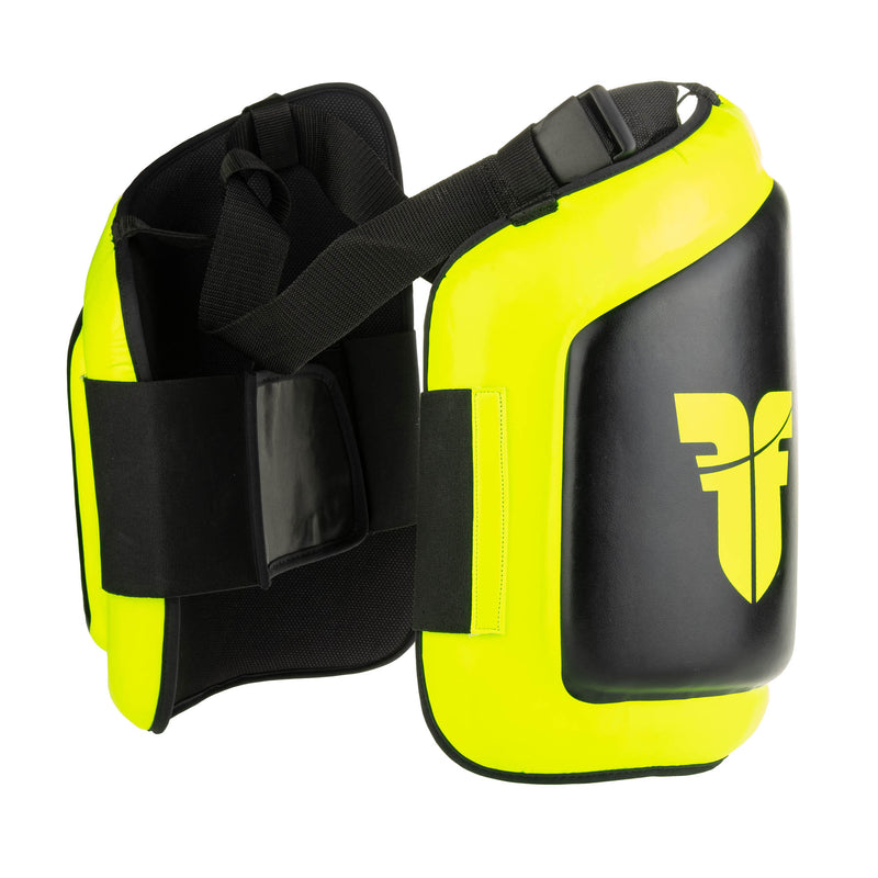 Fighter Thigh Pads - black/yellow, FTHP-001BNY