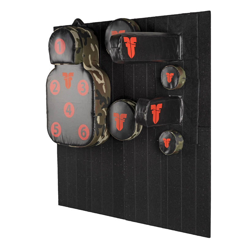 Fighter Training Power Wall SET - camo/red, FPWS-01-CB