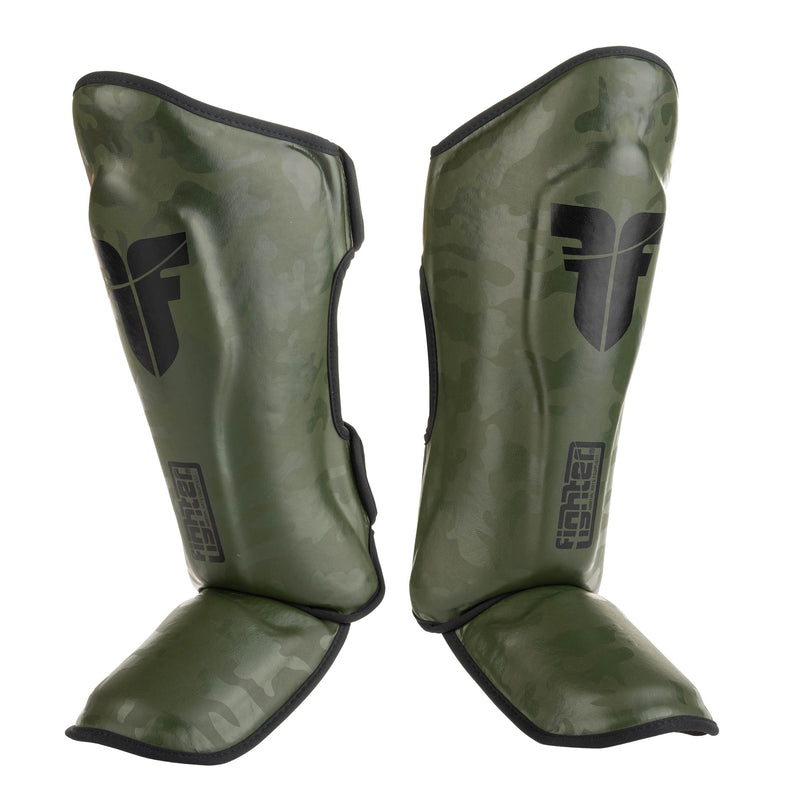 Fighter Shinguards Thai Classic - khaki/camo, JE1573CKH